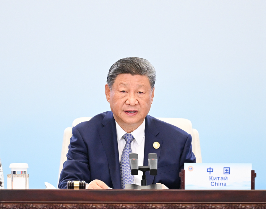 9月1日上午，上海合作組織成員國元首理事會第二十五次會議在天津梅江會展中心舉行。中國國家主席習(xí)近平主持會議并發(fā)表題為《牢記初心使命　開創(chuàng)美好未來》的重要講話。