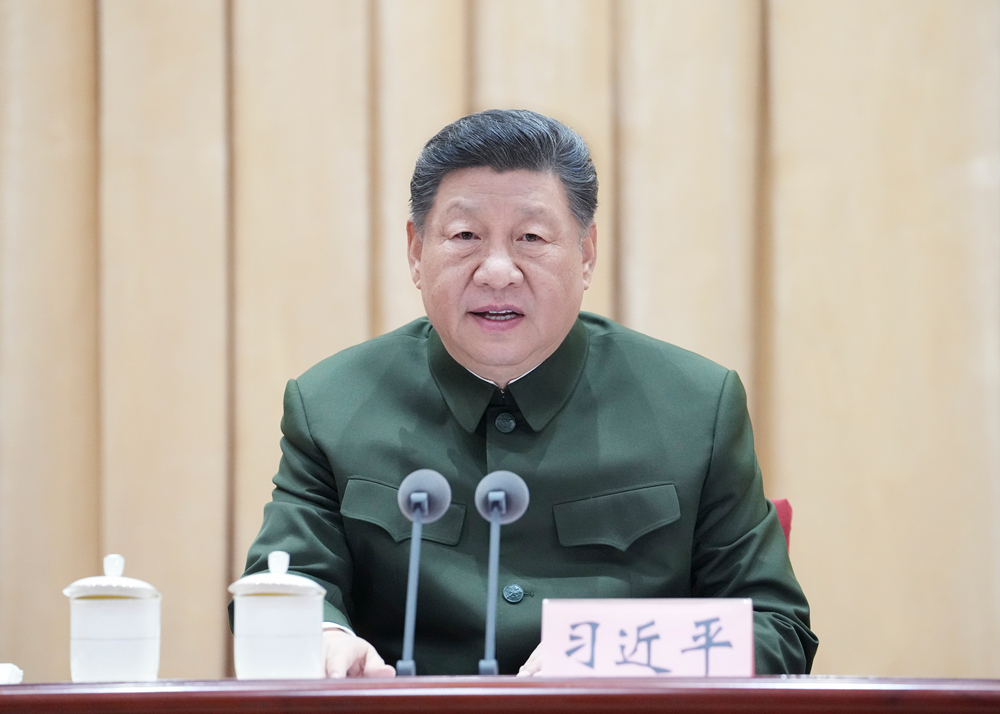 ??4月8日上午，全軍高級干部培訓(xùn)班在國防大學(xué)開班。中共中央總書記、國家主席、中央軍委主席習(xí)近平出席開班式并發(fā)表重要講話。